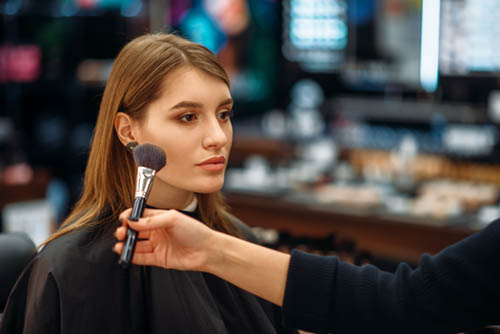 Spring makeup trends 2025 — soft skin, blush and blurred lips runway looks