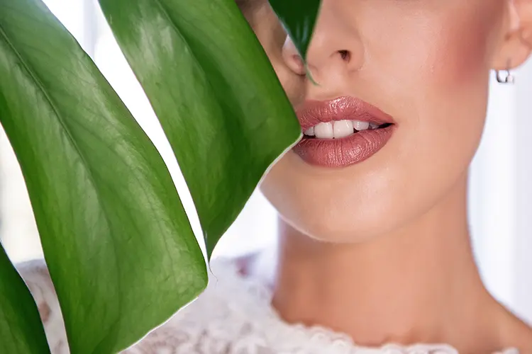Clean chemical-free beauty products green natural