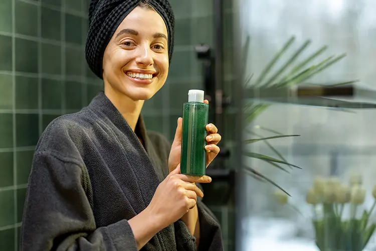 Clean skin woman non-toxic makeup approach