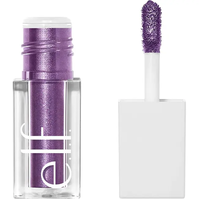 e.l.f. Liquid Metallic Eyeshadow Supernova purple — chrome Halloween eye Ireland