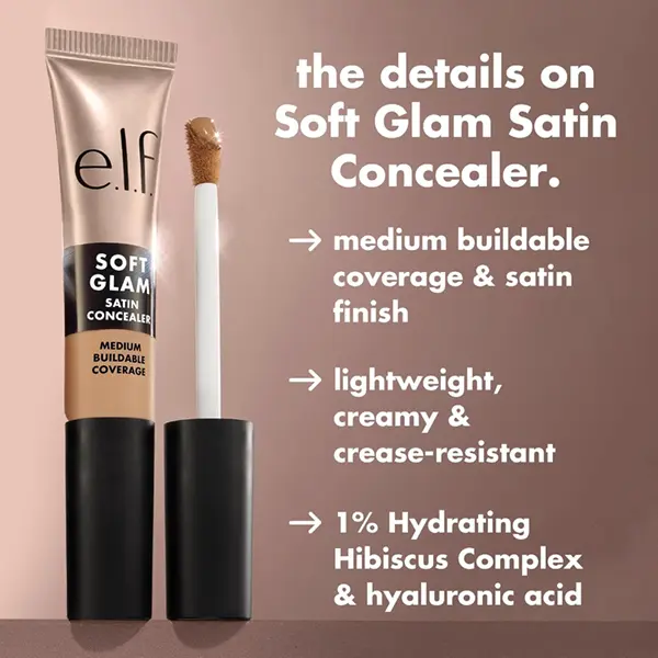 e.l.f. Soft Glam Satin Concealer for mature skin